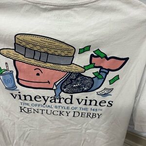Vineyard Vines White Kentucky Derby Tee